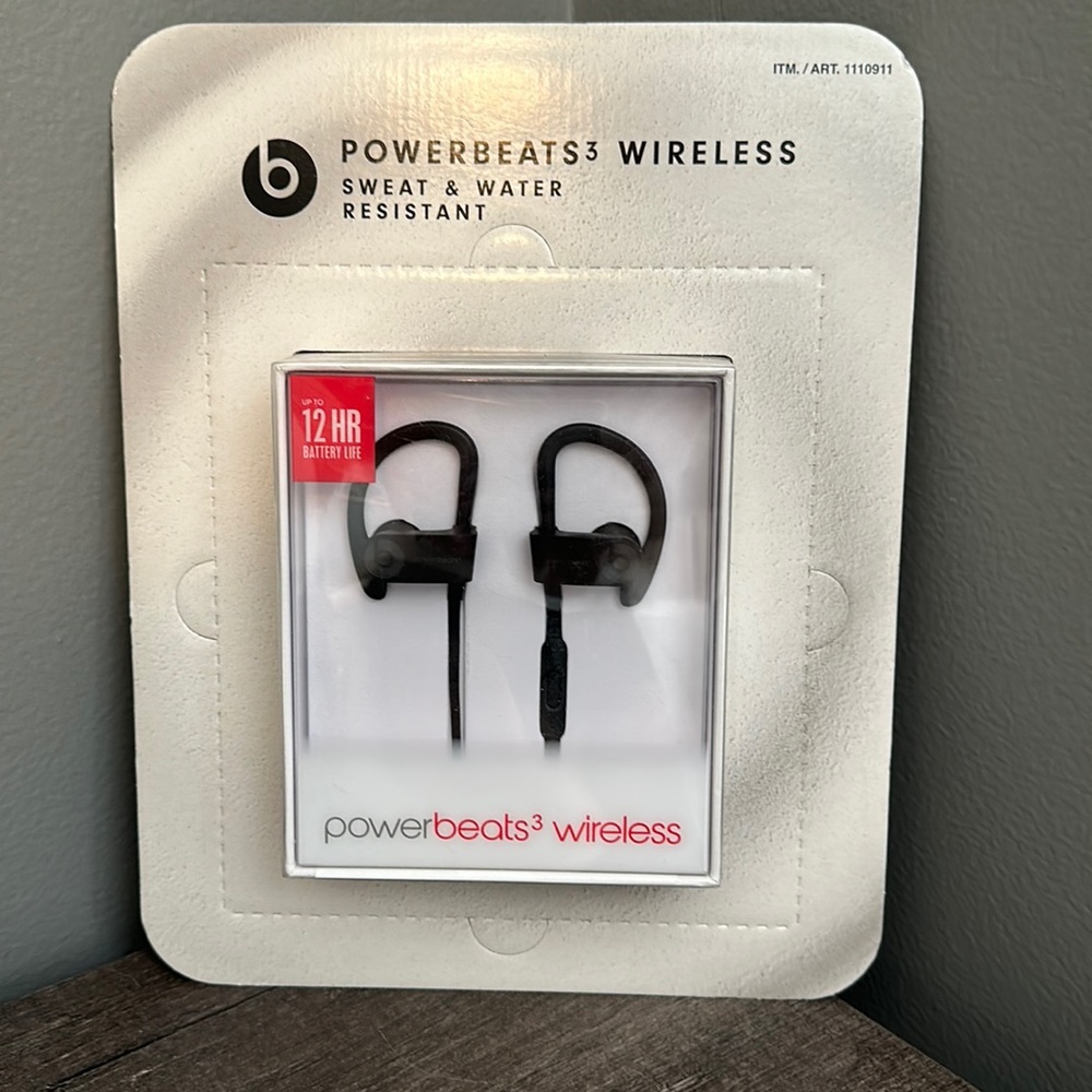 Powerbeats 3 Wireless - Sweat & Water Resistant Earphones NIB